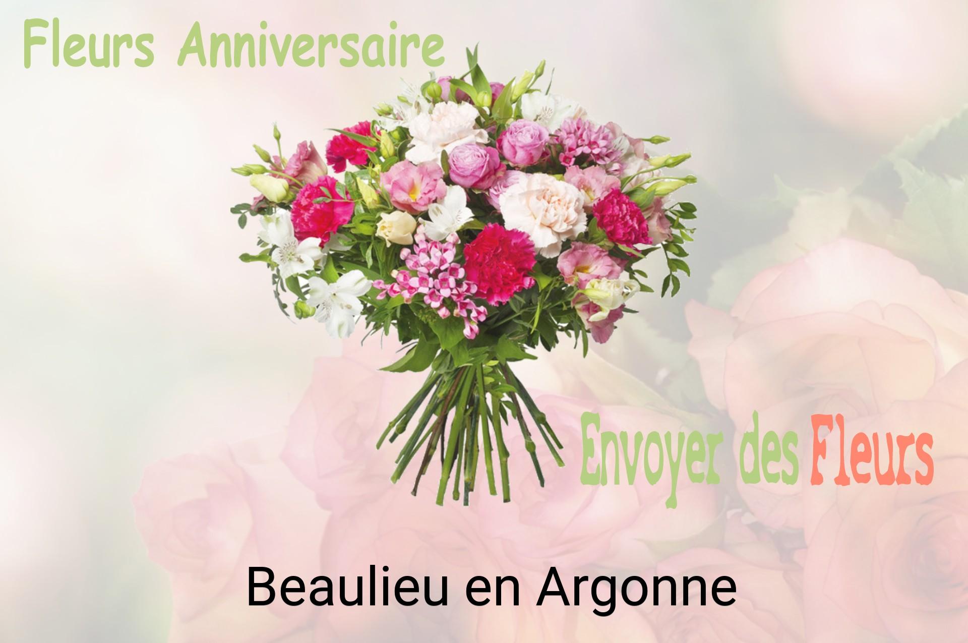 Bouquet de fleurs d’anniversaire livré à Beaulieu-en-Argonne